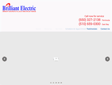 Tablet Screenshot of electricianmenlopark.com